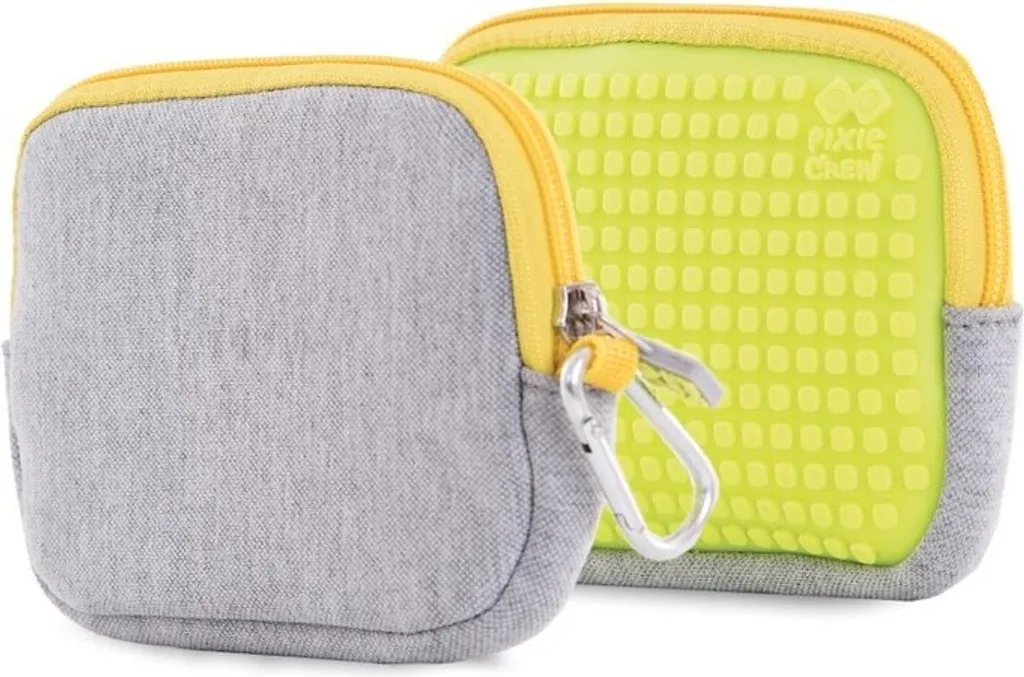 Mallette universelle PIXIE CREW grise avec panneau pixel créatif