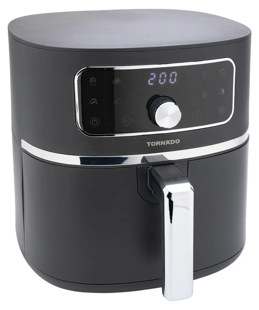 TORNADO TAFT-0005-GS Friteuse à air chaud 5,7L - Cuisson saine 200°C