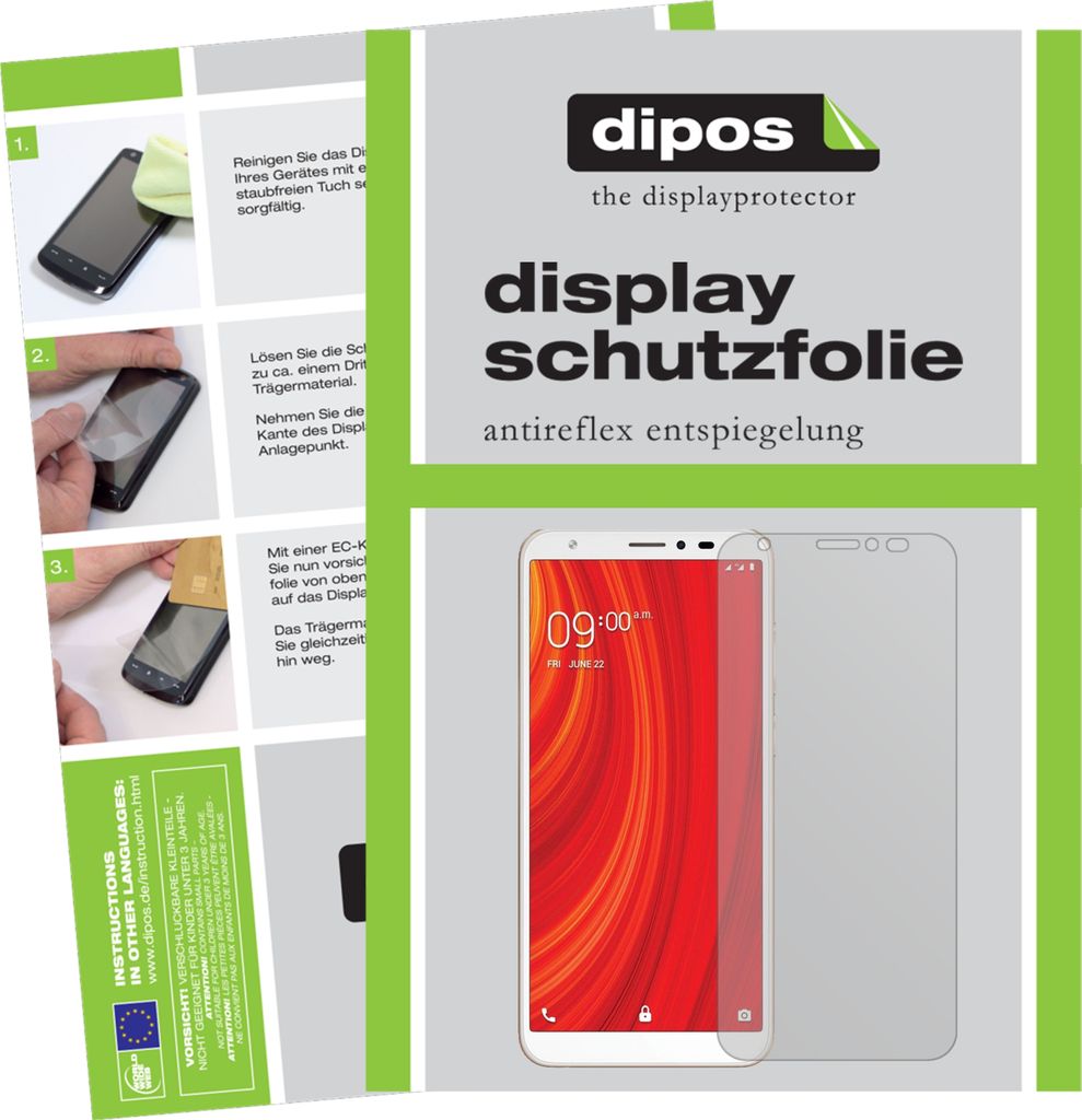Schutzfolie für Lava Z61 Display Folie matt Displayschutzfolie