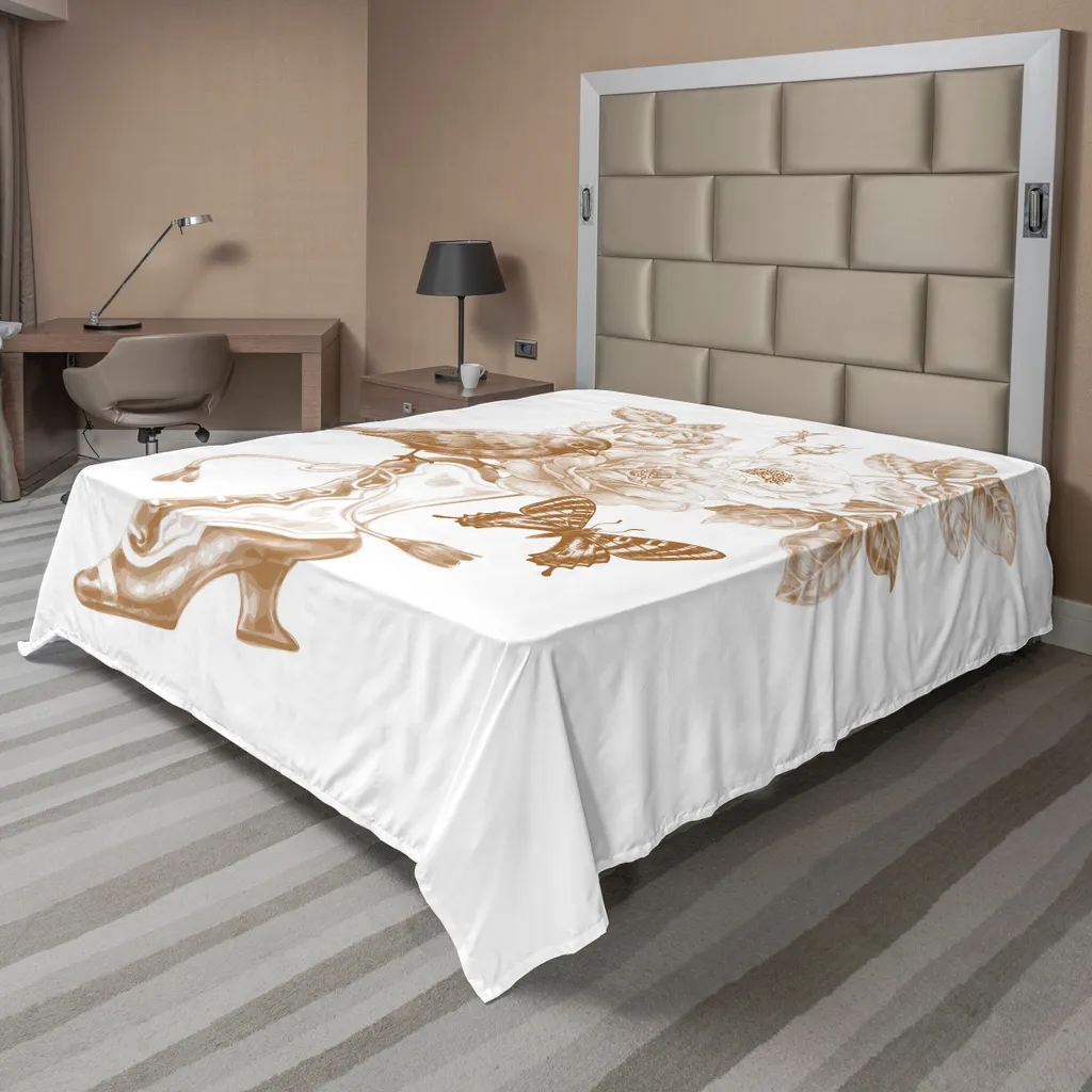 Linge de Lit Décoratif 1 Pièce - Drap de Grande Taille 266x260 cm