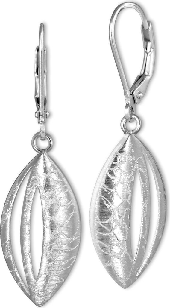 SilberDream Ohrhänger 925 Silber Schmuck Elegnaz matt Damen Produktbild 