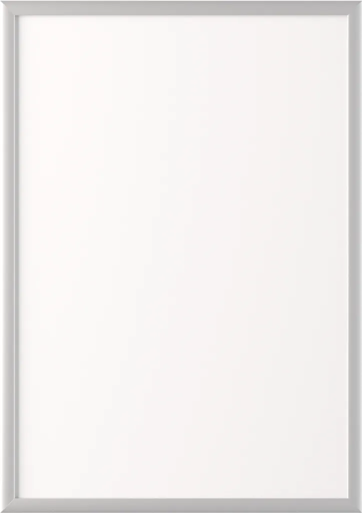 Cornice Alluminio 500x700 mm Paperflow Argento - Soluzione Visual B2