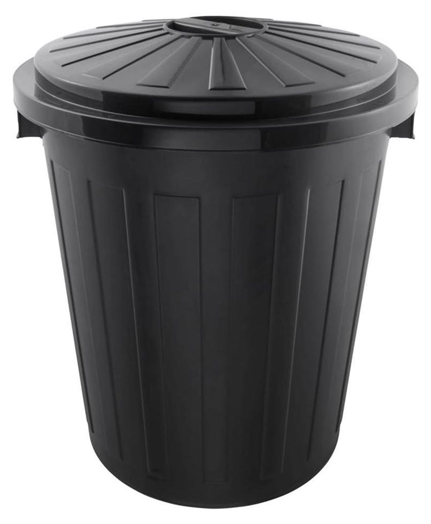 Poubelle Keeeper Supermax avec couvercle 50 litres gris Image du produit 