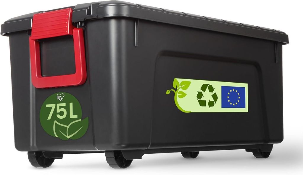 Iris Ohyama Große Kunststoff-Aufbewahrungsbox, 75 L, Produktbild 