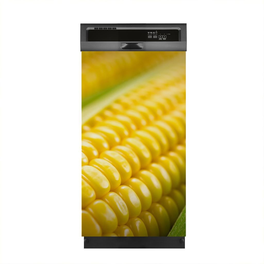 Magnete Dekorative 45x80 cm Küche Magnetmatte Spülmaschine - Gemüse Maiskolben