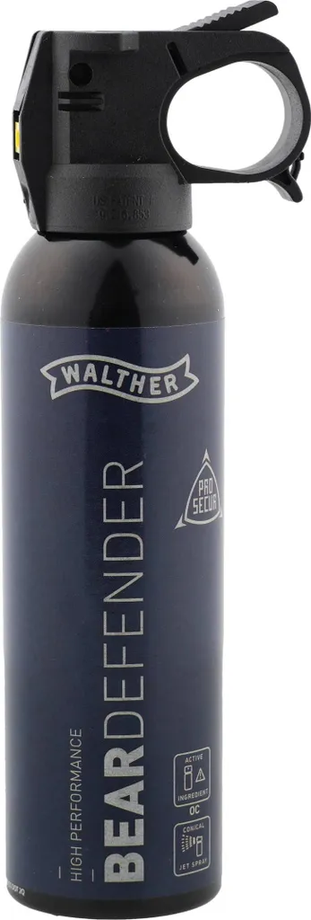 Repousser Ours et Loups avec le Spray Gaz Poivre Walther Pro Secur 225ml