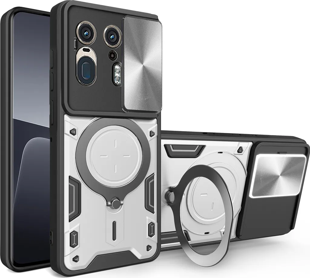 Custodia Rugged Motorola Edge 50 Ultra - Argento per Avventure