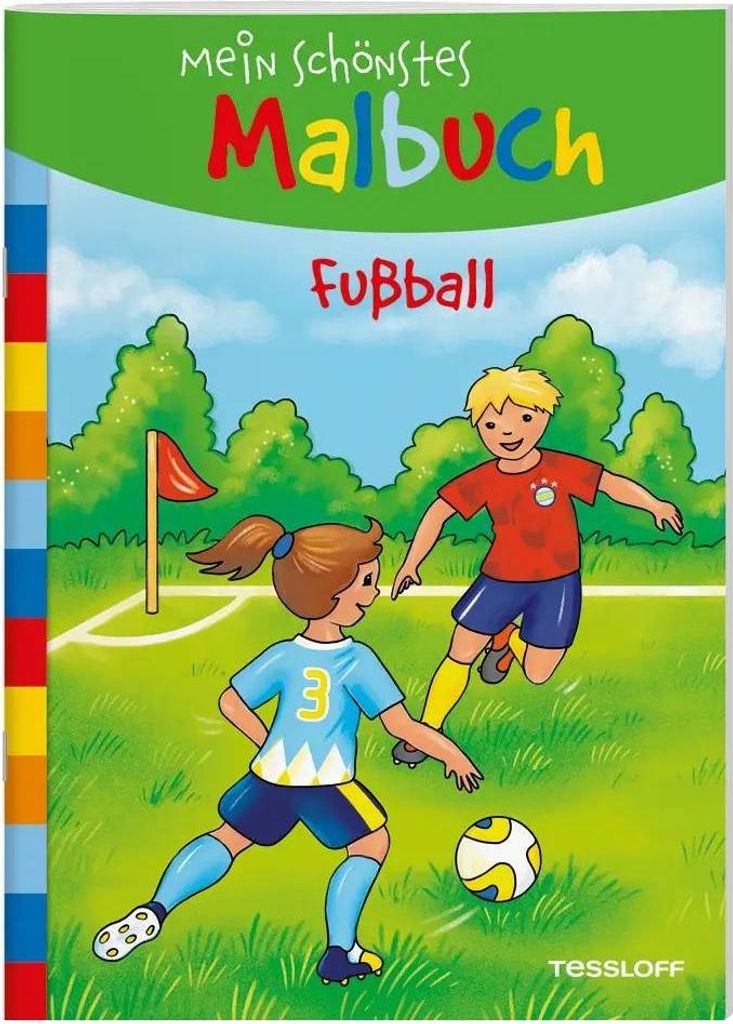 Mein schönstes Malbuch. Fußball