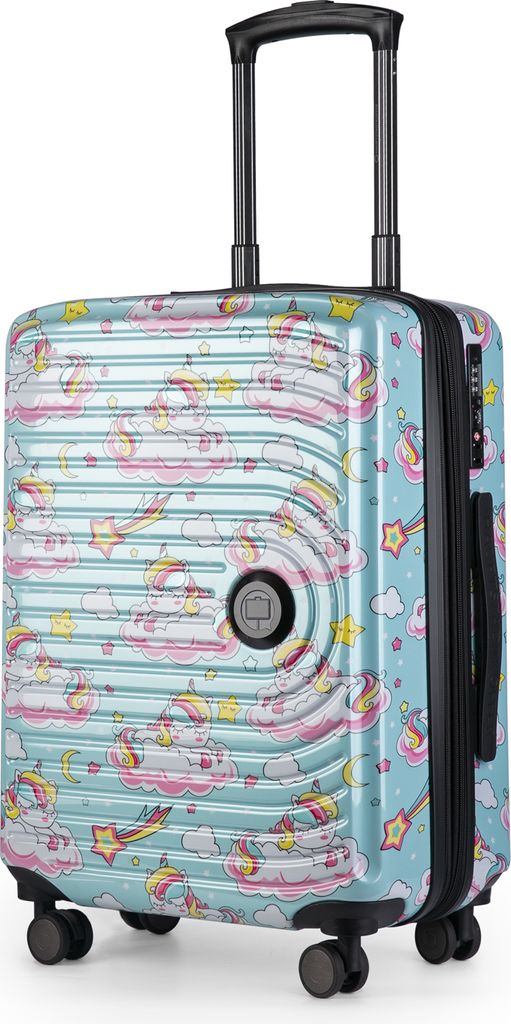 HAUPTSTADTKOFFER Mitte - Handgepäck Trolley erweiterbar Koffer 4 Rollen 55x40x23 cm Cary-On suitcase Hand Luggage 55 L Hardcase Bordgepäck Luftha...