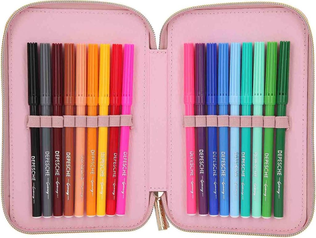 DEPESCHE Federmäppchen befüllt TOPModel Glam pink 43 Produktbild 4