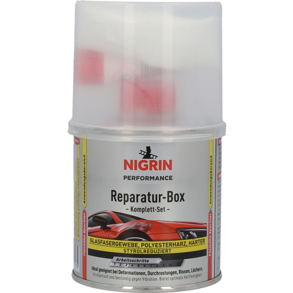 NIGRIN Performance Reparatur-Box Komplett Set 250g Produktbild 