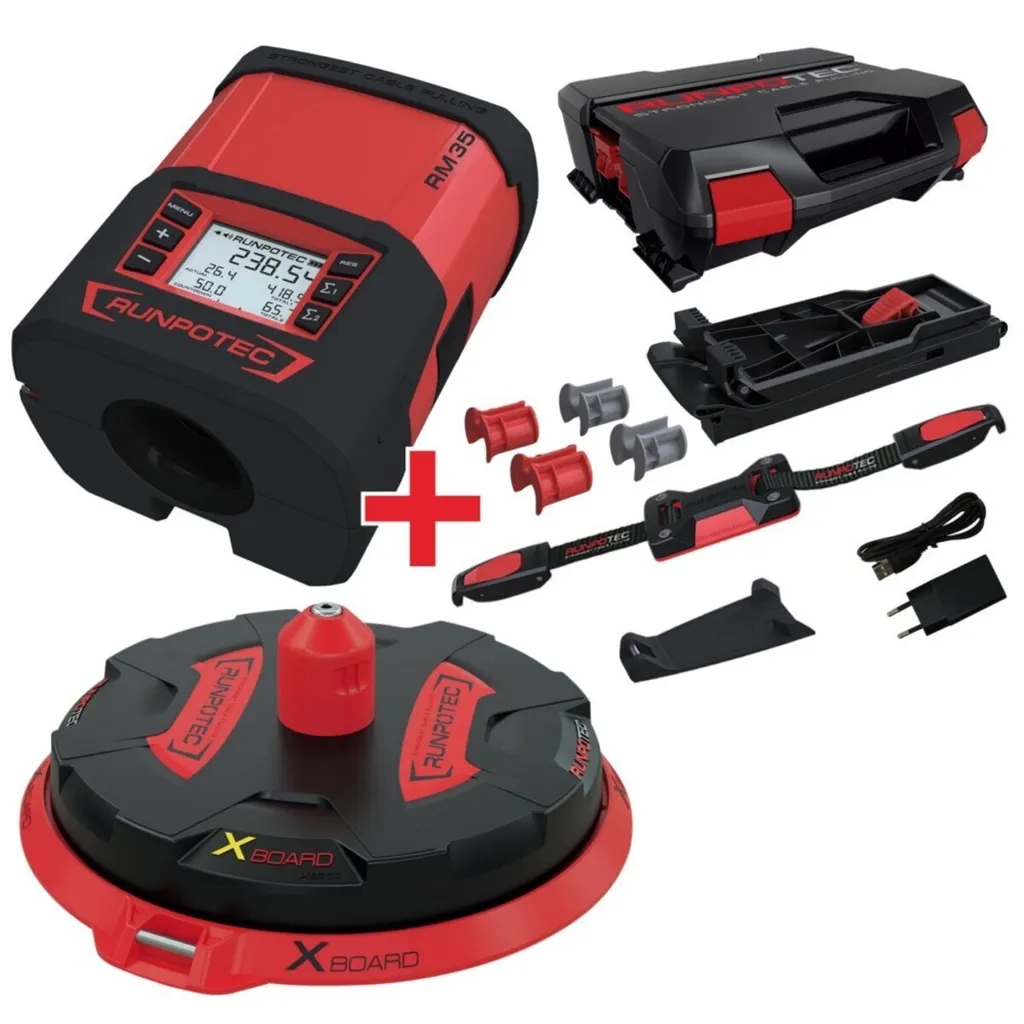 Set de Tirage de Câble avec Compteur RM35 et Support XB 300 Pro