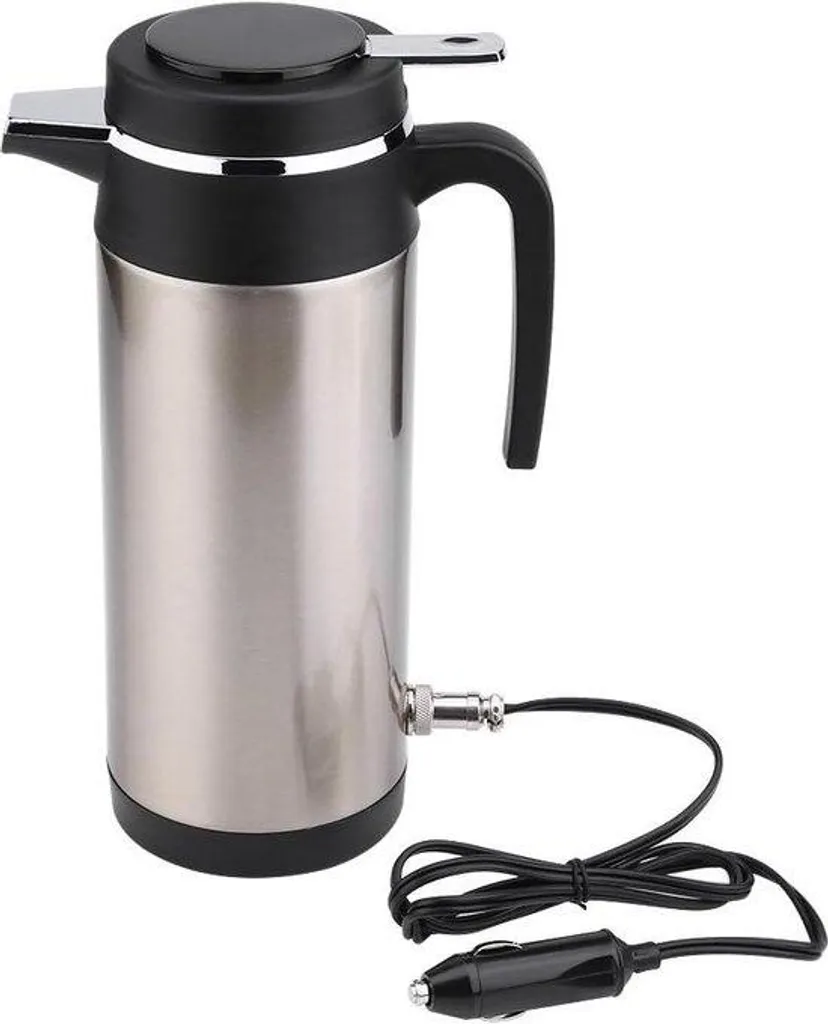 Thermos de voyage 12V 1200ml en inox robuste pour voiture et camion XL