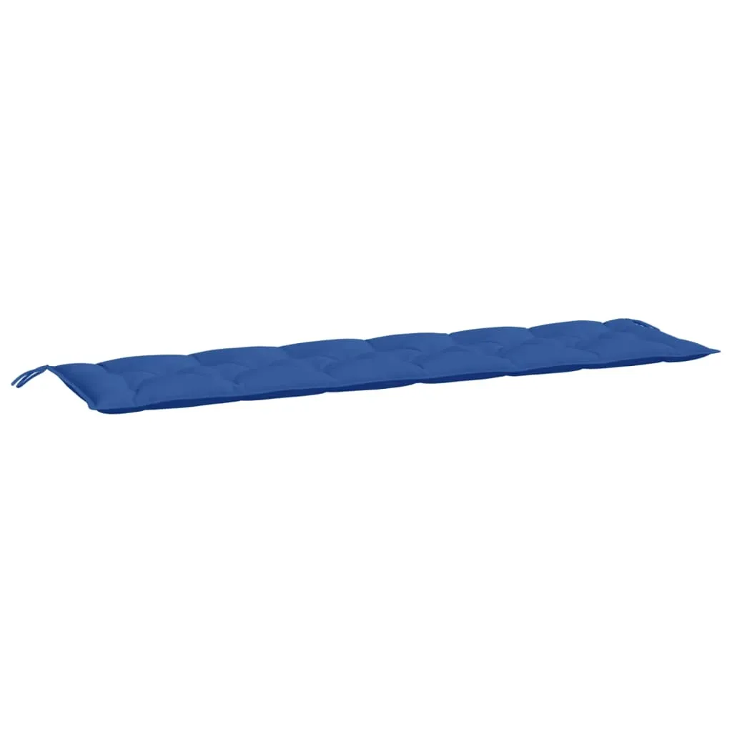 Cuscino Panca Esterno 200x50x7 Blu Royal Oxford vidaXL Resistente