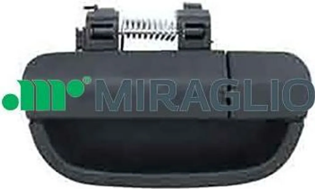 Poignée de porte MIRAGLIO 80/858 pour Vito - Réf OE A6397600759 Noire