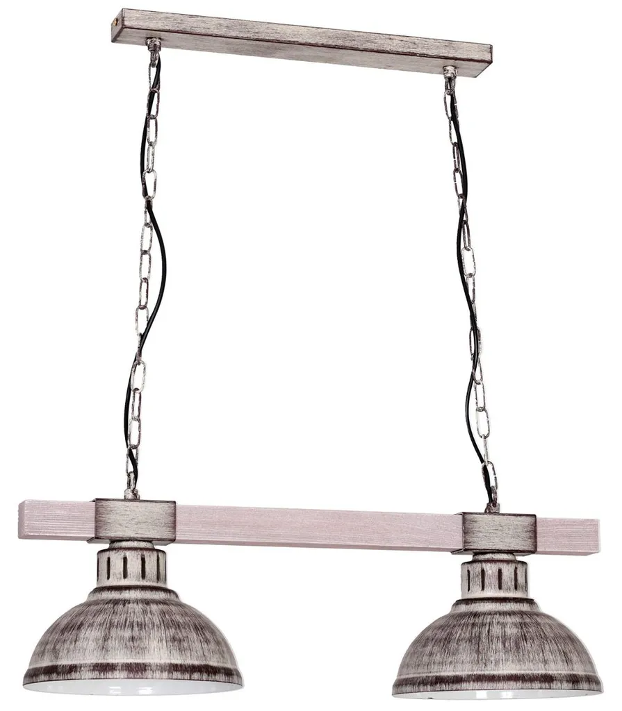 Lampe Hakon marron clair LOFT en métal - Suspension durable et chic