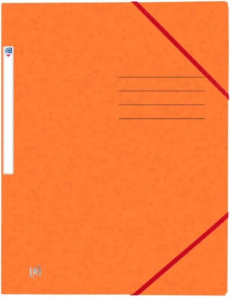 Oxford Elastomap Top File+ A4 orange pochette à élastique x50