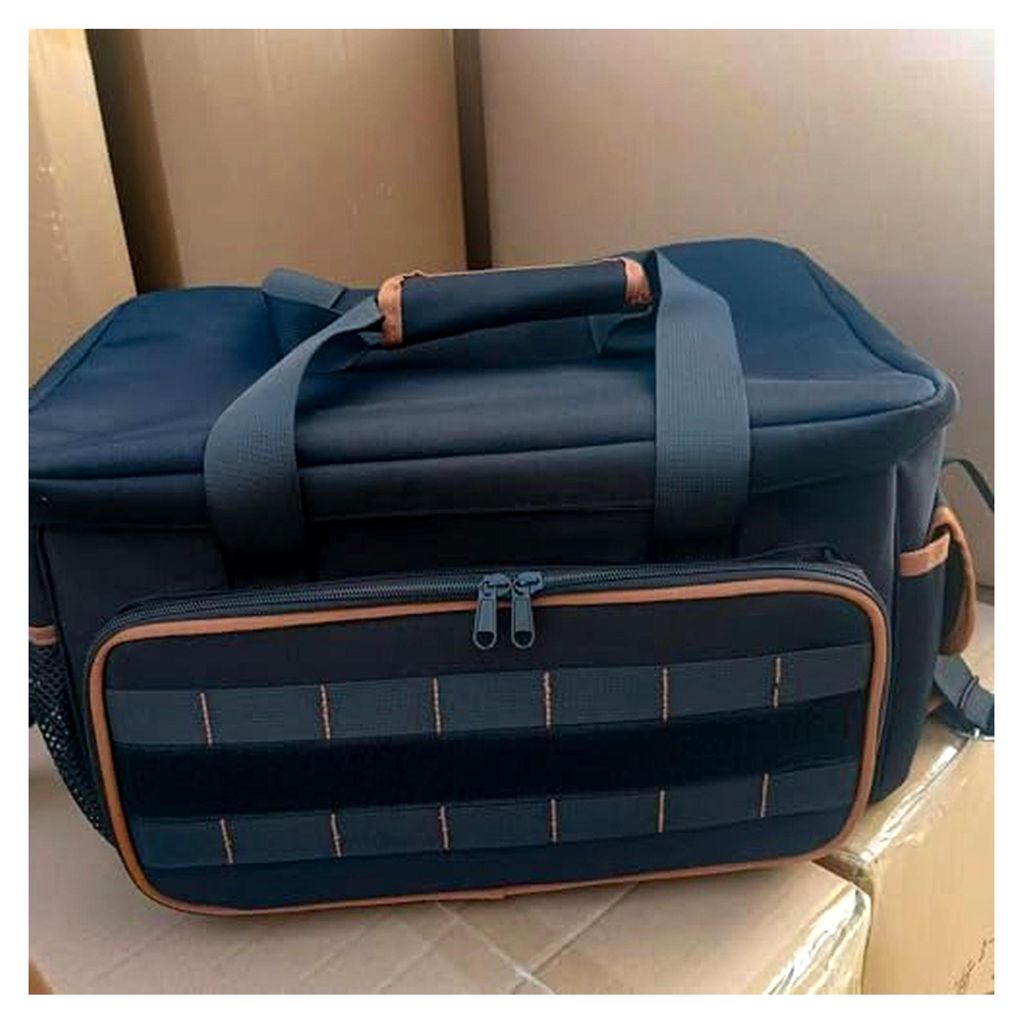 Werkzeugtaschen für Männer - Große Kapazität | 43x27x25cm Oxford-Stoff Werkzeugtasche mit gepolstertem Griff, leichtes 1200g Aufbewahrungsorgan...