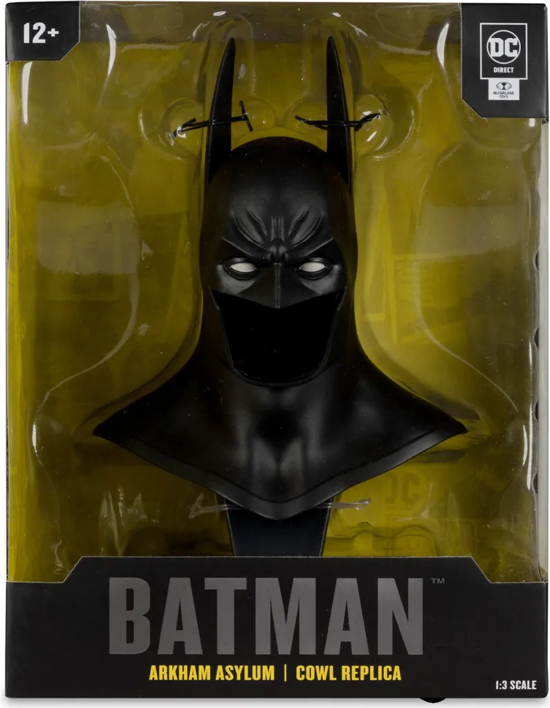 Masque de Batman 19 cm : Mini-Réplication Arkham Asylum DC Direct 1/3