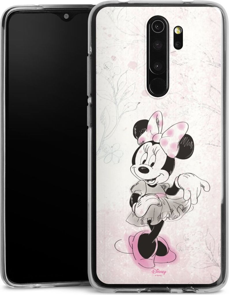 DeinDesign Handyhülle für Xiaomi Redmi Note 8 Pro Silikon Hülle Case Smartphone Schutzhülle Disney Minnie Mouse Vintage