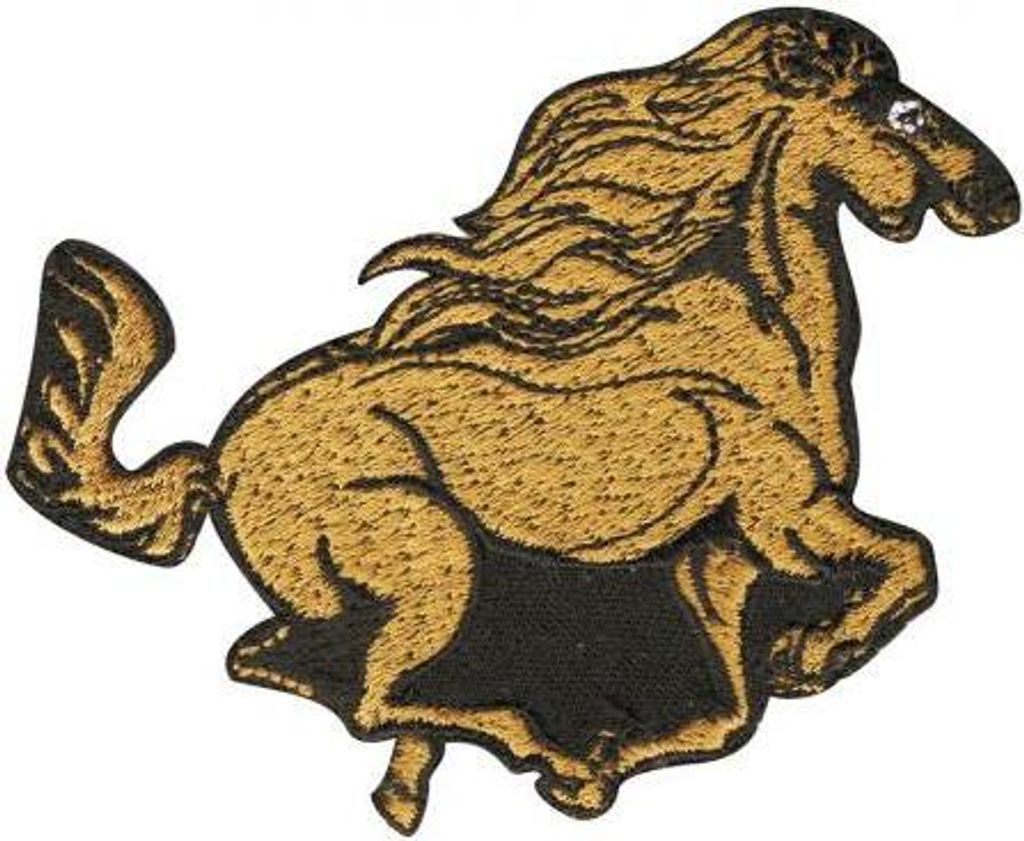 Aufnäher - Pferd - 04404 - Gr. ca. 9 x 7 cm - Patches Stick Applikation