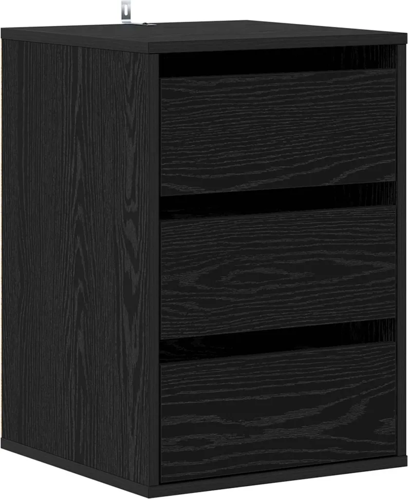 Cassettiera SYFAX™ Professionale Rovere Nero 41x40x58 cm | Offerta