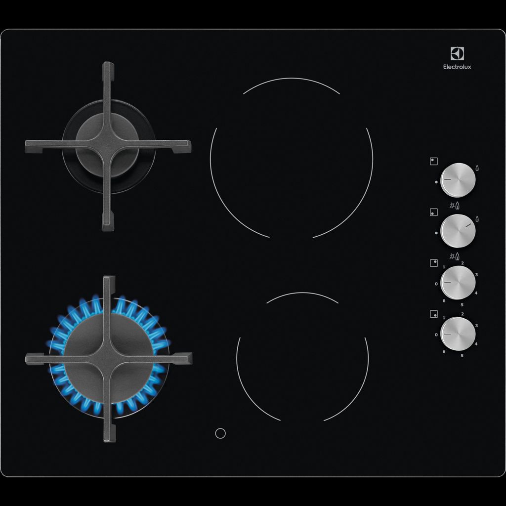 Electrolux Varná deska kombinovaná EGE6172NOK Černá Obrázek produktu 