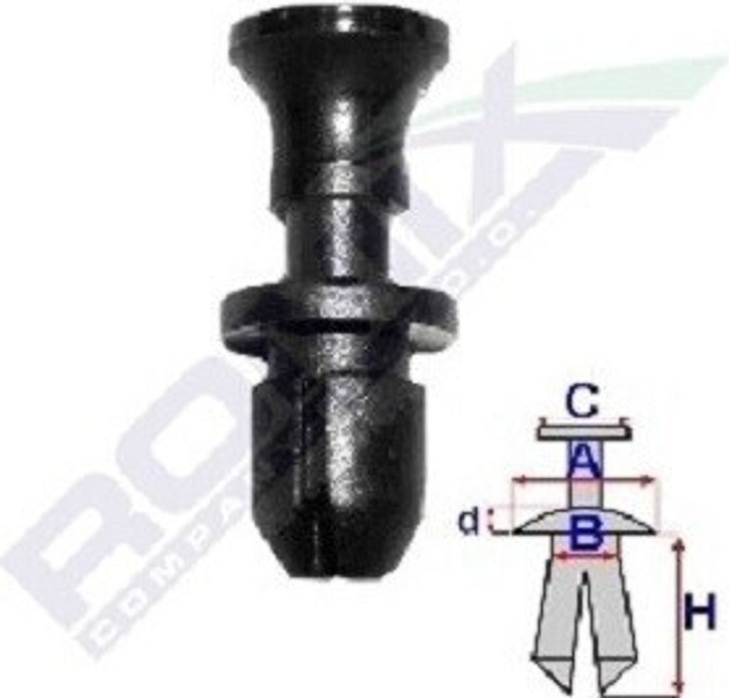 ROMIX Clip Zier- / Schutzleiste B26073 für HONDA Accord VII Limousine (CL CN)
