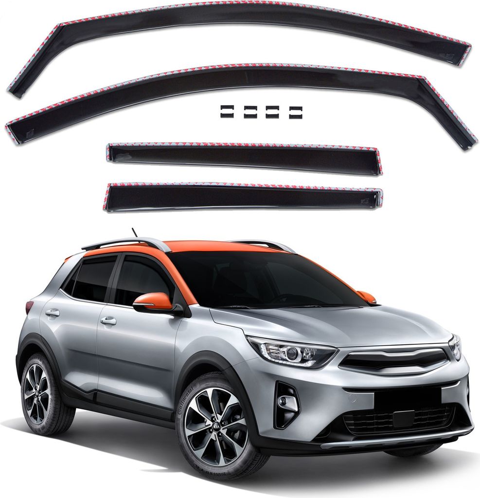 J&J Automotive | SCOUTT Okenné deflektory pre Kia Stonic Obrázok produktu 