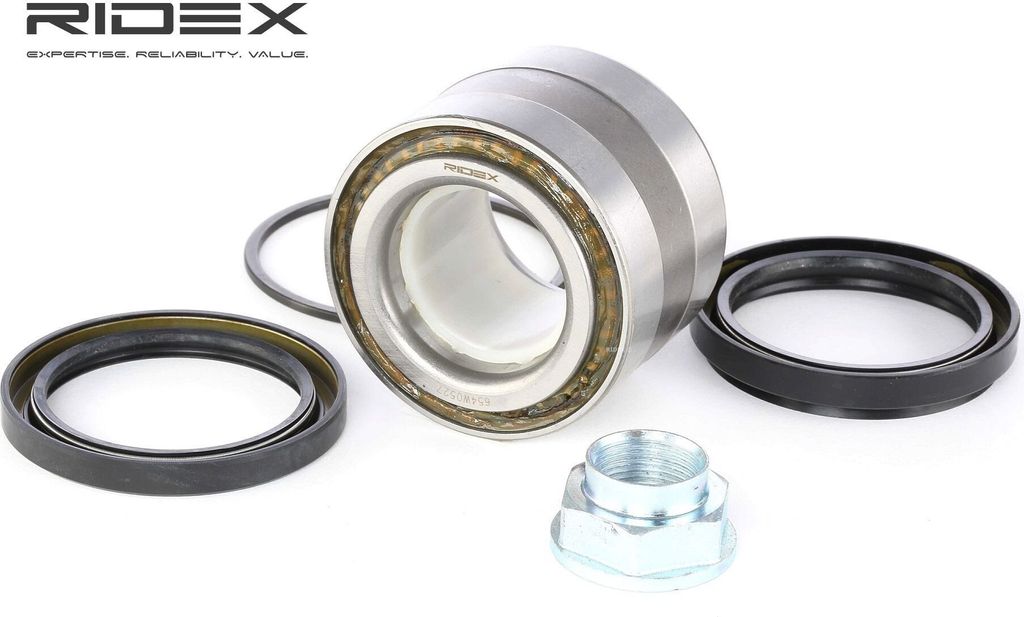 RIDEX Radlagersatz Hinten für SUBARU IMPREZA Schrägheck (GR, GH, G3) Pendelrollenlager 72mm 654W0527