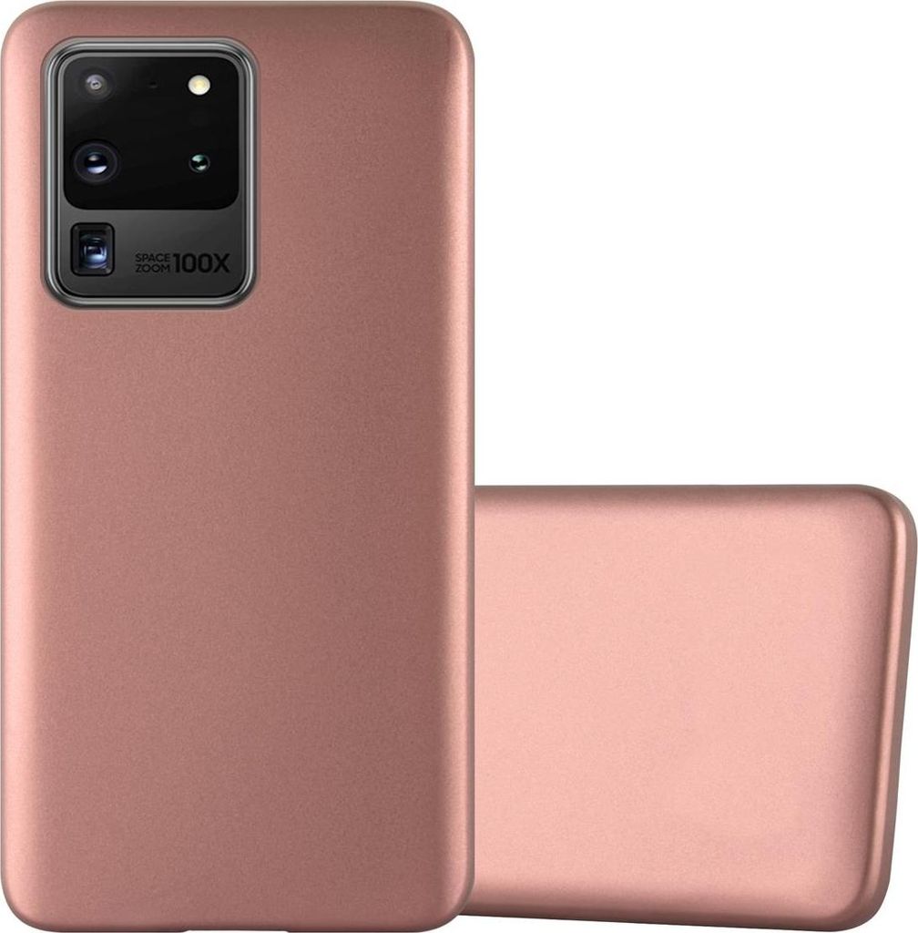 Cadorabo Schutzhülle für Samsung Galaxy S20 ULTRA Hülle in Rosa Handyhülle TPU Silikon Etui Cover Case