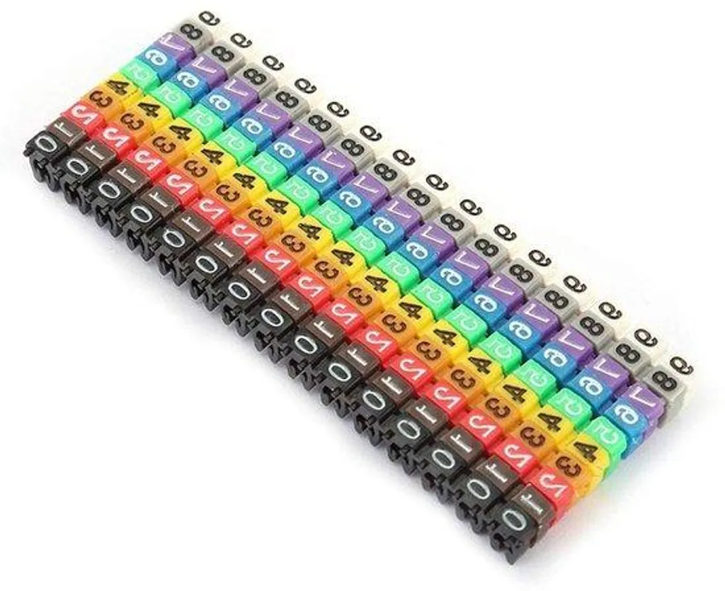 Bagues de Repérage pour Fils Électriques de 1,5 mm² - Lot de 150