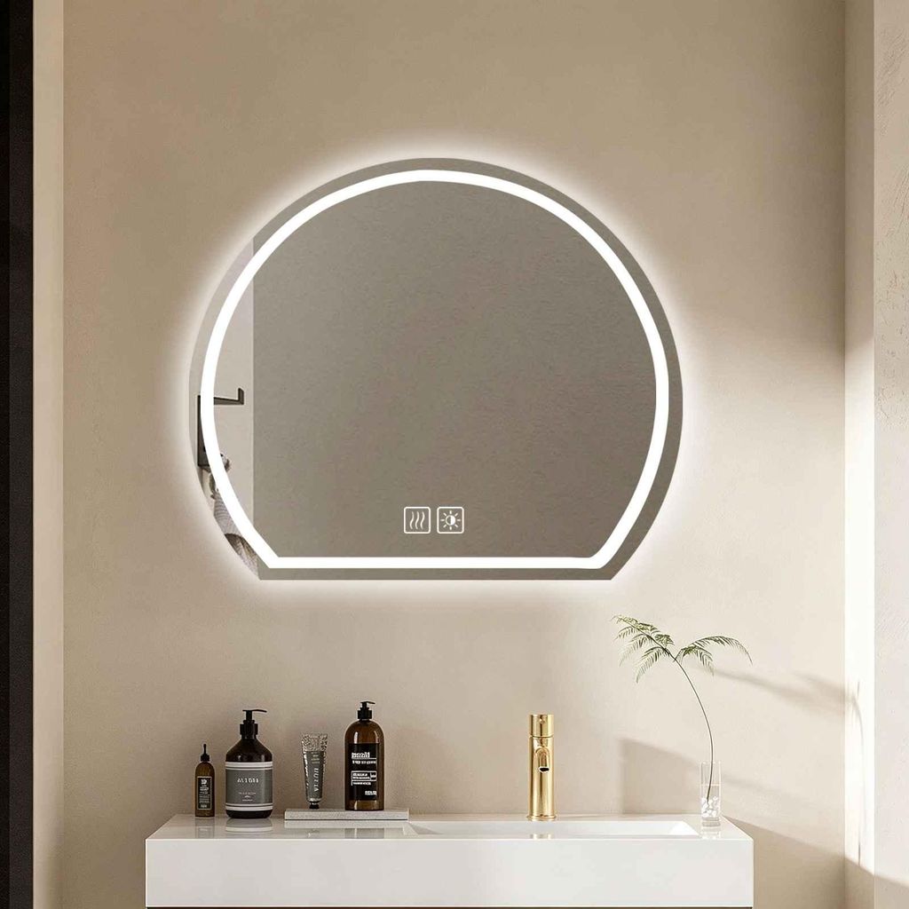 AIORBER LED Badspiegel mit Beleuchtung Dimmbar Wandspiegel Produktbild 