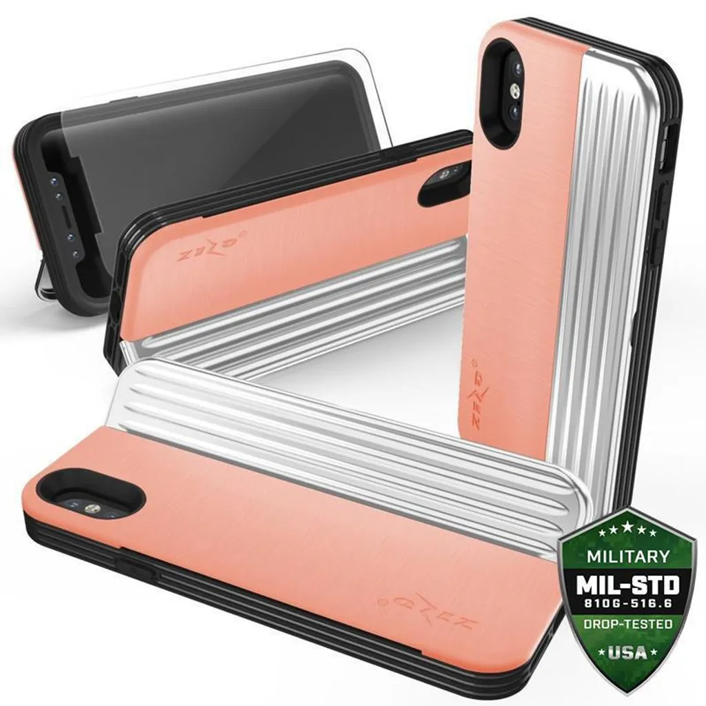 Cover Zizo Retro iPhone X/Xs: Test Militare e Porta Carte a Scomparsa