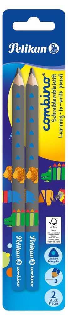 Pelikan 811187, B, Blau, Dreieckig, Sichtverpackung, 2 Produktbild 