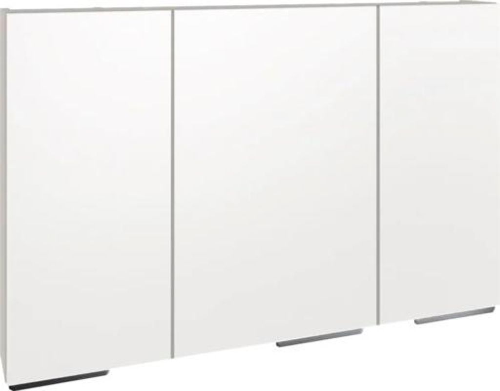 Spiegelschrank Devo Vena 2.0 BxHxT 110x70x15 cm classico stone grey - Griff schwarz