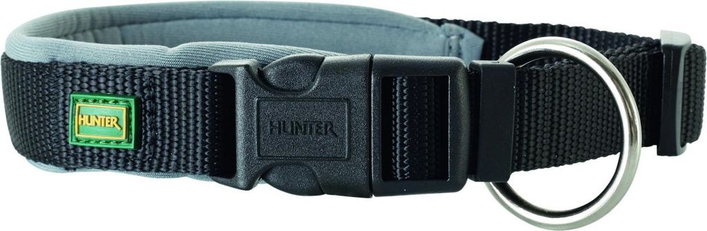 Hunter Hundehalsband Neopren Vario Plus M schwarz/grau Produktbild 