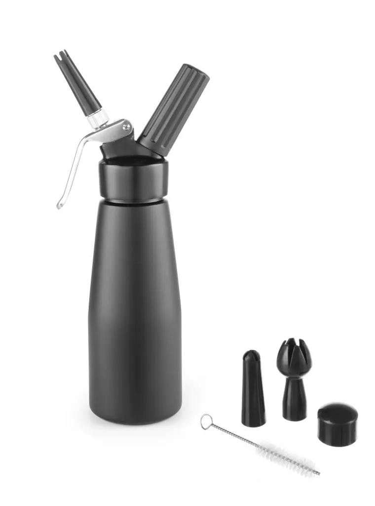 Siphon à chantilly 0,5L Hendi Kitchen Line noir - Design et précision - 4
