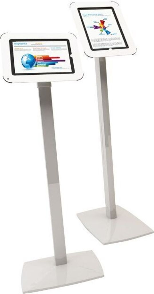 Medienständer iPAD Stand , Straight weiss