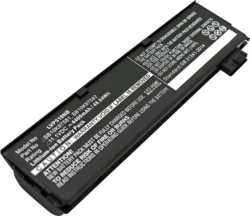 Batterie 4400 mAh Haute Capacité pour Lenovo ThinkPad A475 A485 et T470
