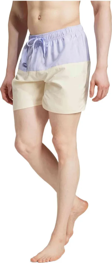 Maillot de bain sport Adidas JF8759 beige M pour piscine et plage