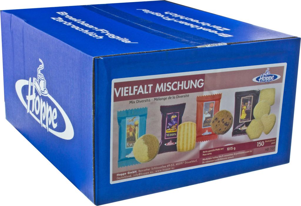 Hoppe Biscotti Städte Mischung - 4 Varietà In Scatola, 150 Pezzi Da 910g - Foto 5