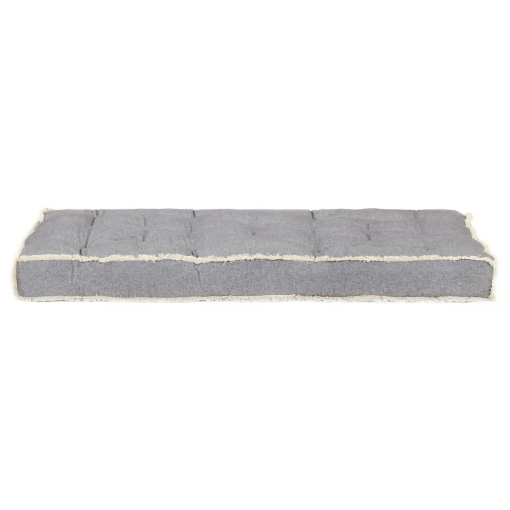 Coussin palette 120x80x10 cm Anthracite : Confort pour Banc Bois