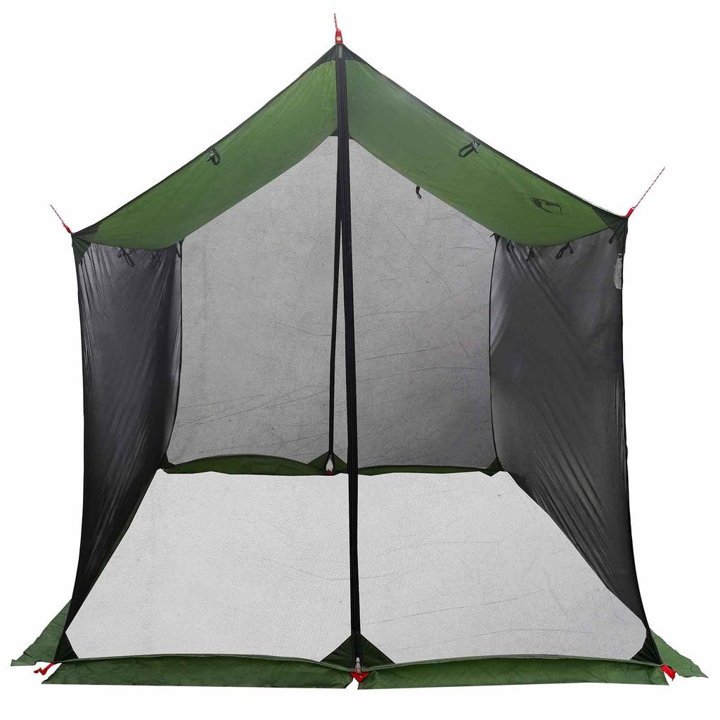 vidaXL Camping-Tarp mit Netzwänden Grün 270 x 210 x 210 cm