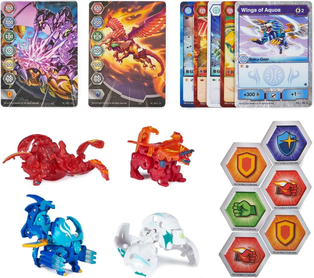 Bakugan Legends Battle Collection Pack Cycloid avec 5 Figurines Combat