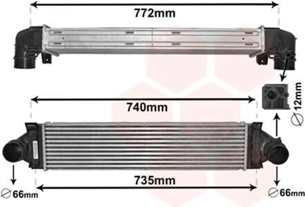 Intercooler 02004219 : Puissance et fiabilité pour votre Freelander 2 (L359)