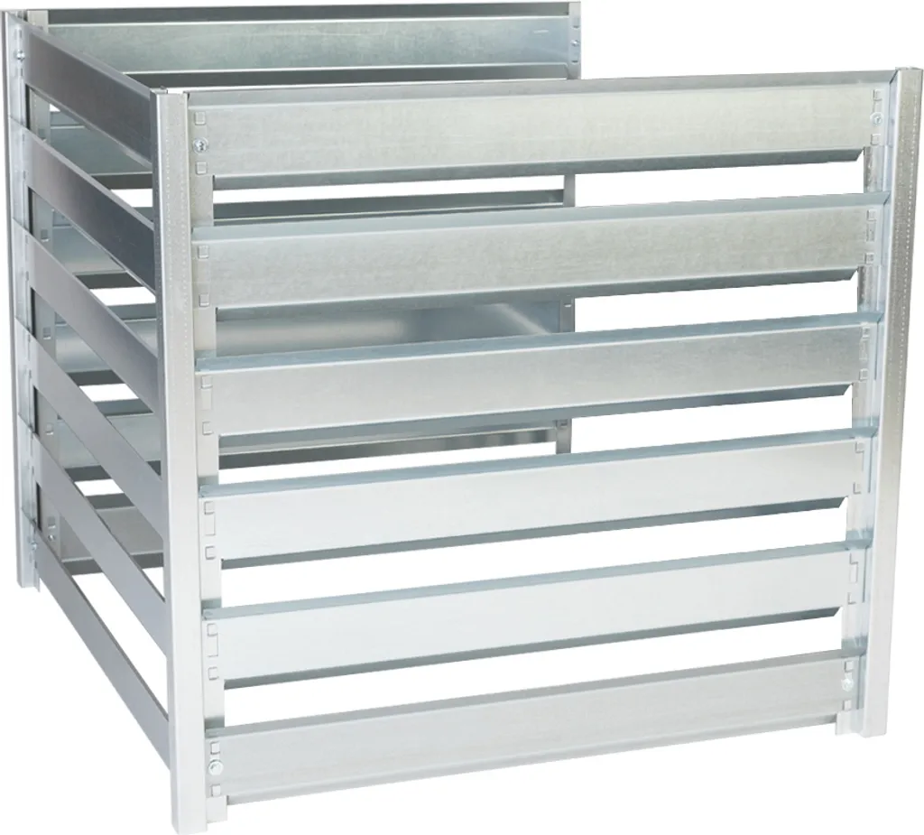 Extension de composteur de jardin en métal Timbela 704L - Hauteur 85cm