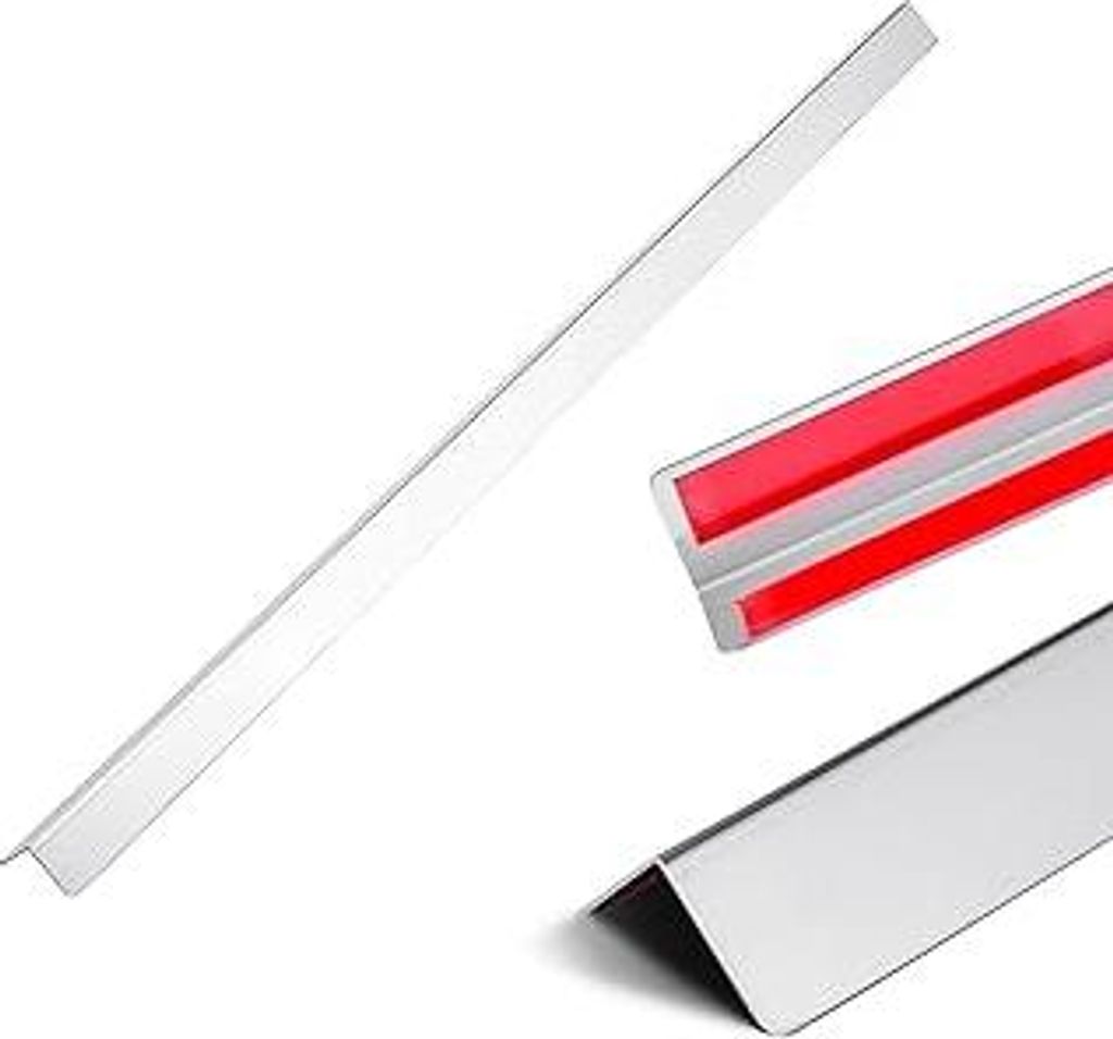 VEVOR Kantenschutz für Wand, 38 x 38 x 1217 mm, 10er-Pack Winkelprofil, Eckenschutz aus Edelstahl, Wandschutz, mit 3M Klebeband, 90-Grad-Winkel,id...