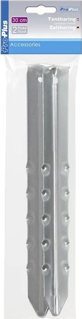 Tentpeg 30 cm kovový žebrovaný 2 kusy v sáčku Obrázek produktu 