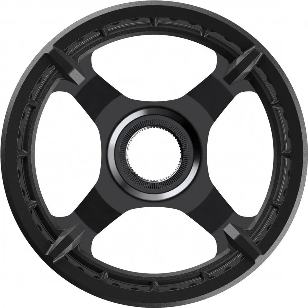 Plateau de Vélo Shimano CR-ET600 44T Argent pour Randonnée et Ville